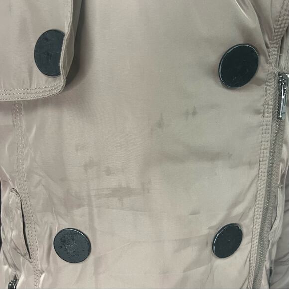 MaxMara Down Puffer Coat Brown Fur Hooded - Picture 3 of 9